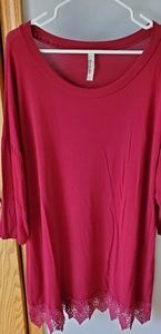 Plus size womans tunic